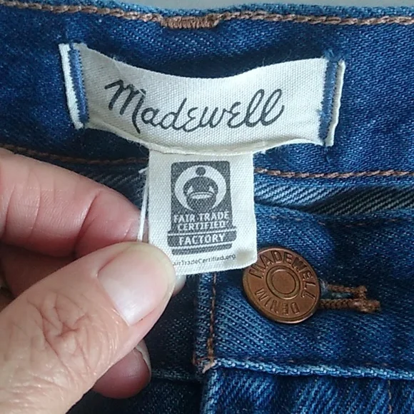 Madewell Womens Baggy Straight Jeans Size 31 medium wash Style NH643 - Picture 8 of 16